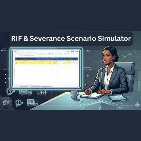 RIF & Severance Scenario Simulator - Google Sheet