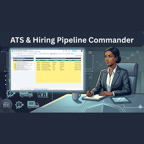 ATS & Hiring Pipeline Commander - Google Sheet