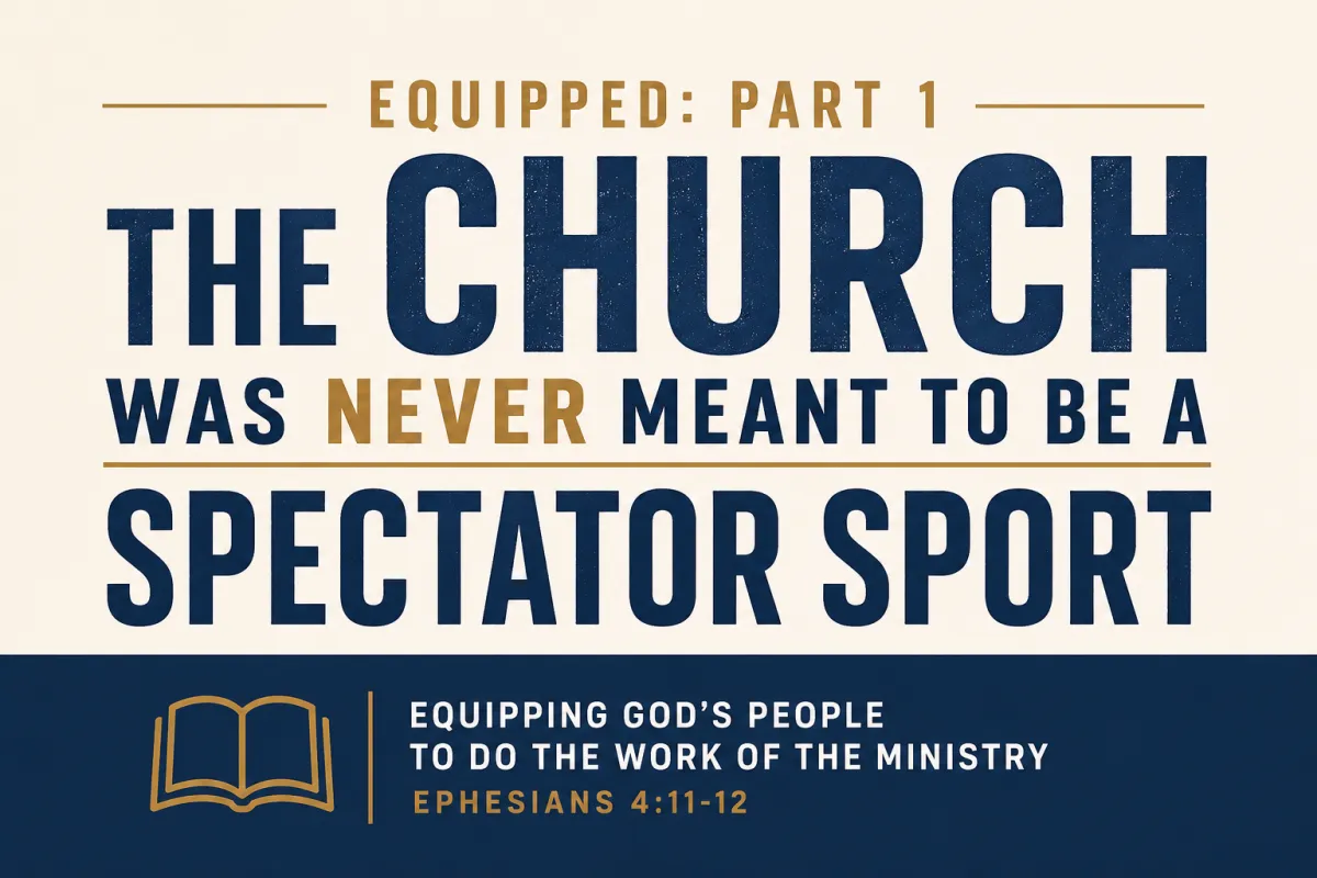 The Church Was Never Meant to Be a Spectator Sport
