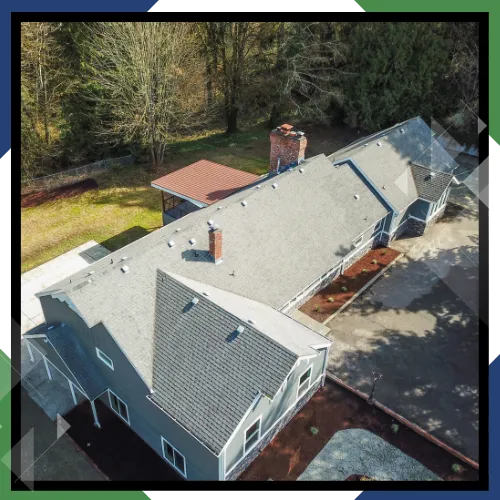 Licensed roofing team working on a Bellingham property