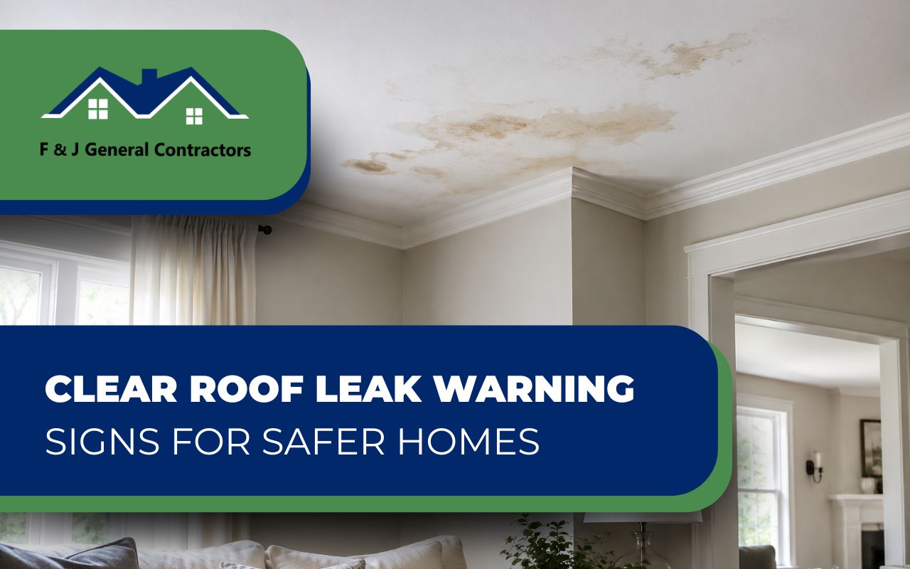 Clear Roof Leak Warning Signs For Safer Homes