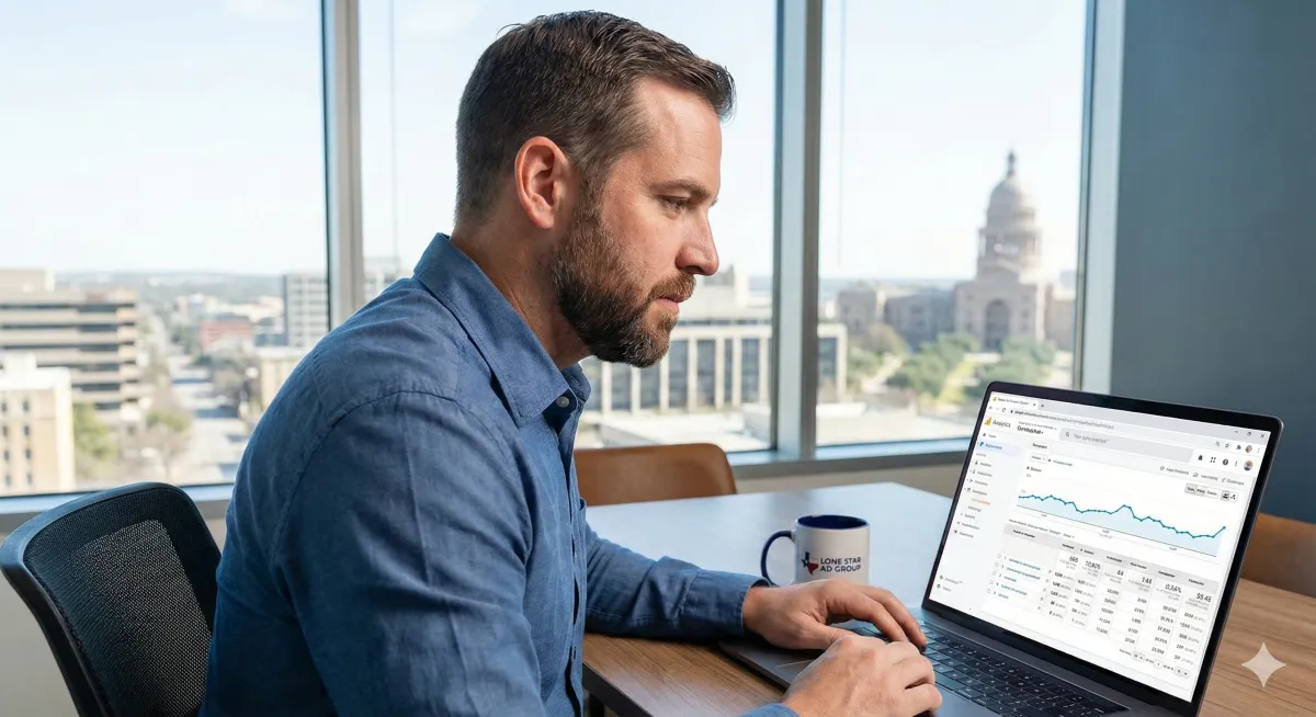 business man working