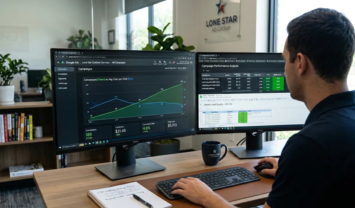 business man working