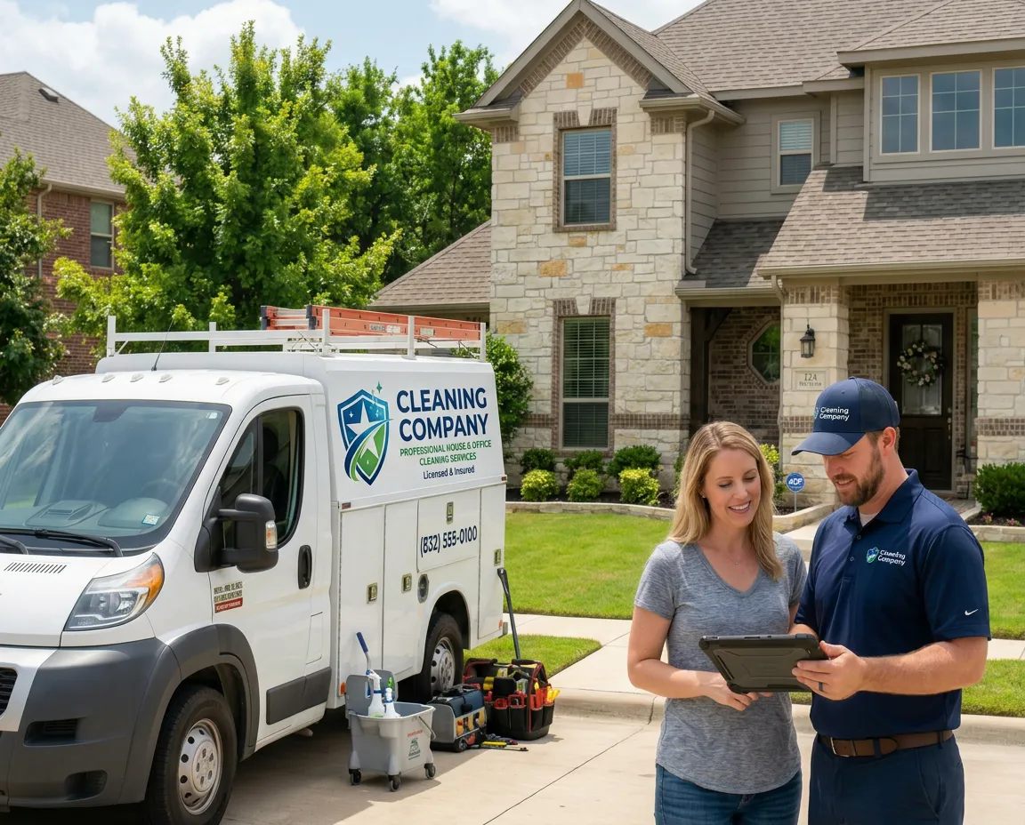 cleaning company contractor and phone showing google lsa