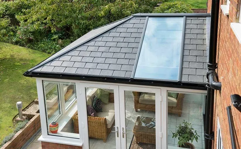 Tiled Conservatory  Roof Victorian Grey Slate