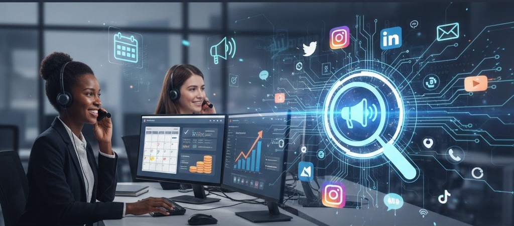 Business professional in a suit using a digital tablet for work.