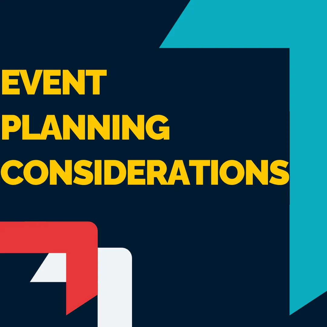 Event Planning Considerations Workshop