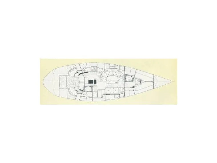 Swan 43 Interior layout