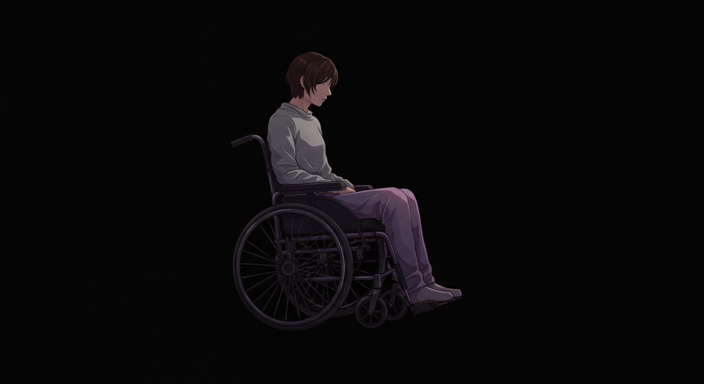 a person in a wheelchair