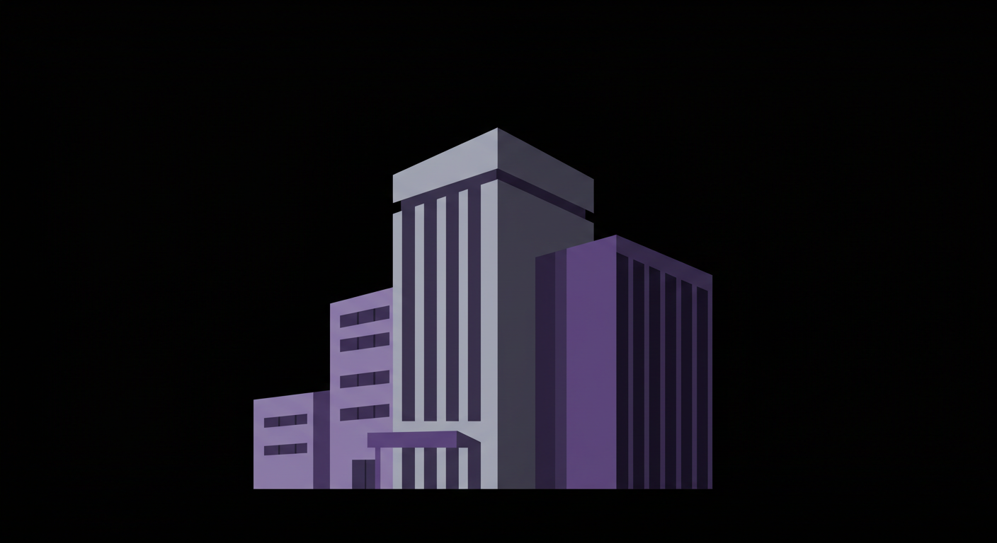 a large building representing a corporation