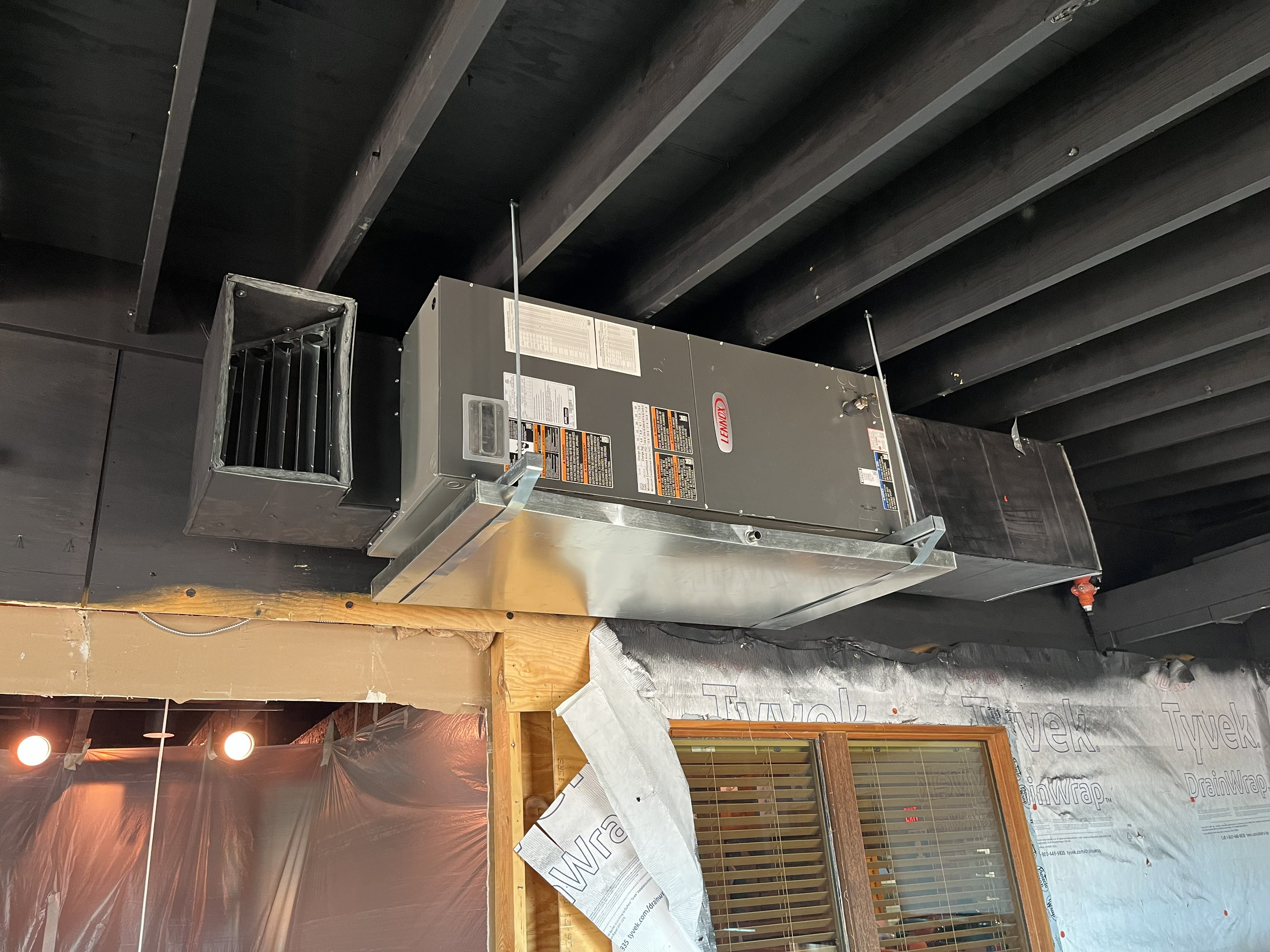heating system installation with new furnace installed in Northwest Arkansas