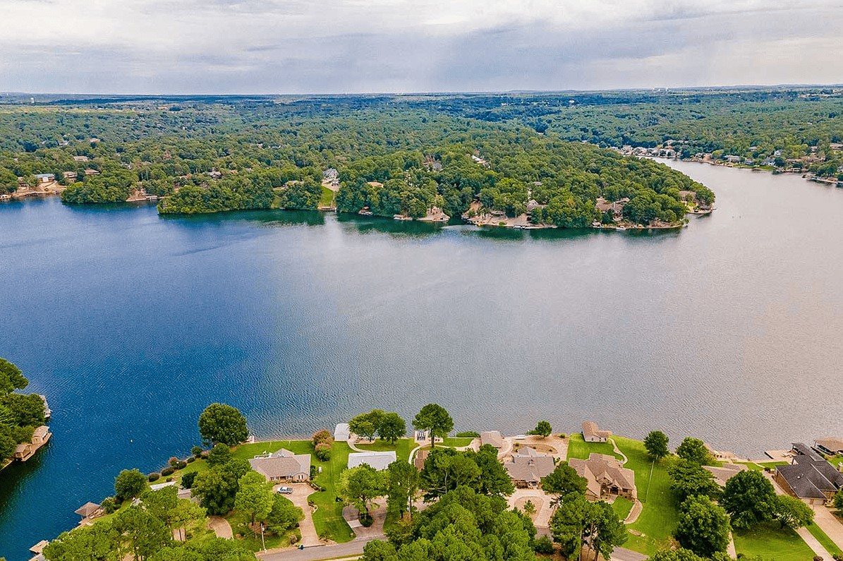 Residential neighborhood in Bella Vista Arkansas