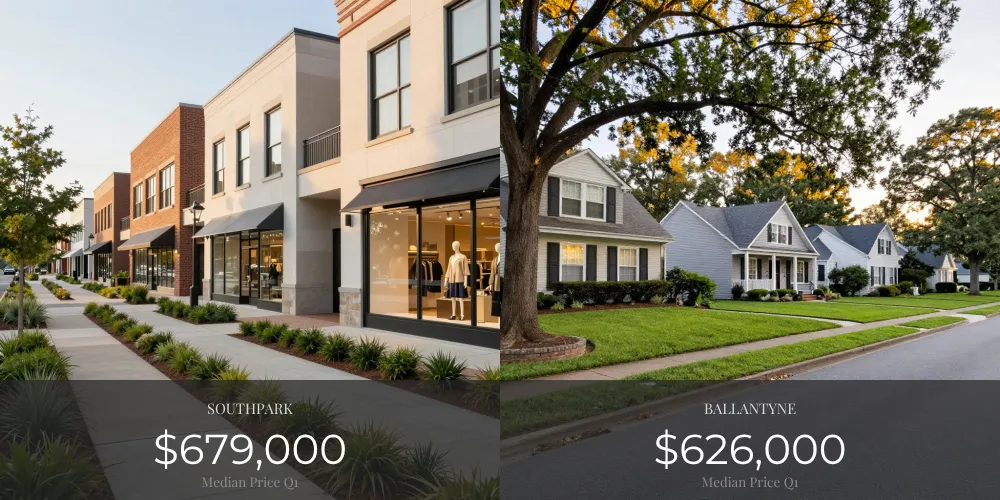 SouthPark vs Ballantyne Cost of Living: Which Fits Your Budget?