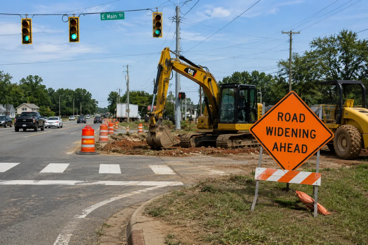 Construction Just Started on Pine Oak and Waxhaw-Marvin Roads. Here's What It Means If You're Buying or Selling in Waxhaw