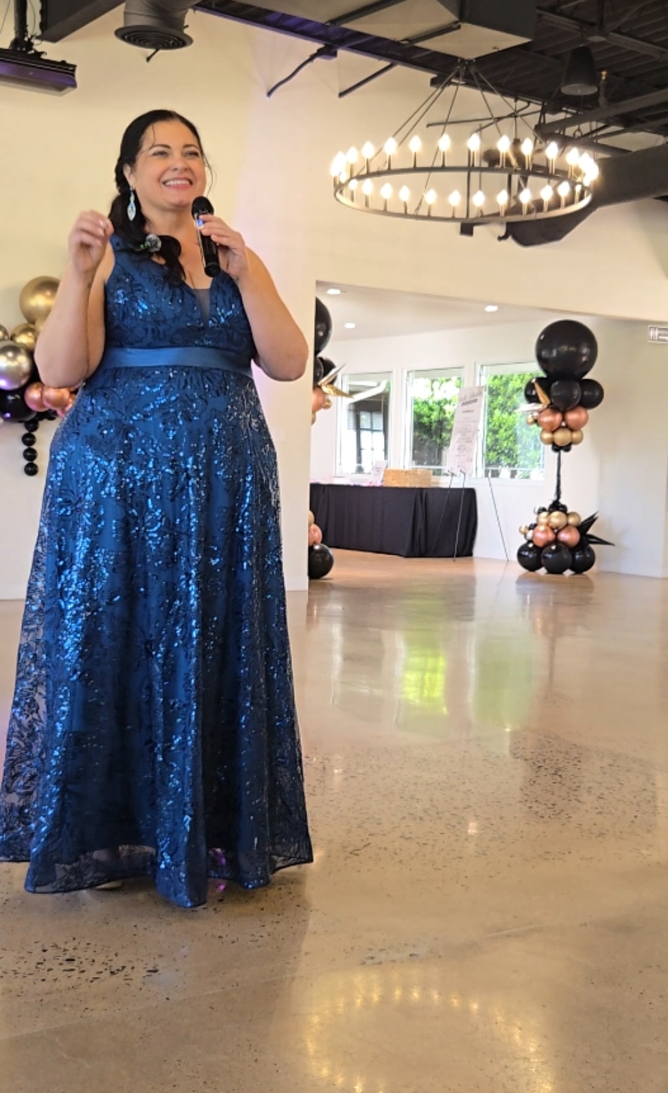 Blythe Donovan Speaking at a Women's Gala