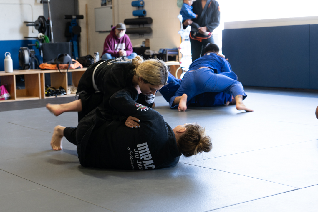 Adult Brazilian Jiu Jitsu class at Impact Hood River