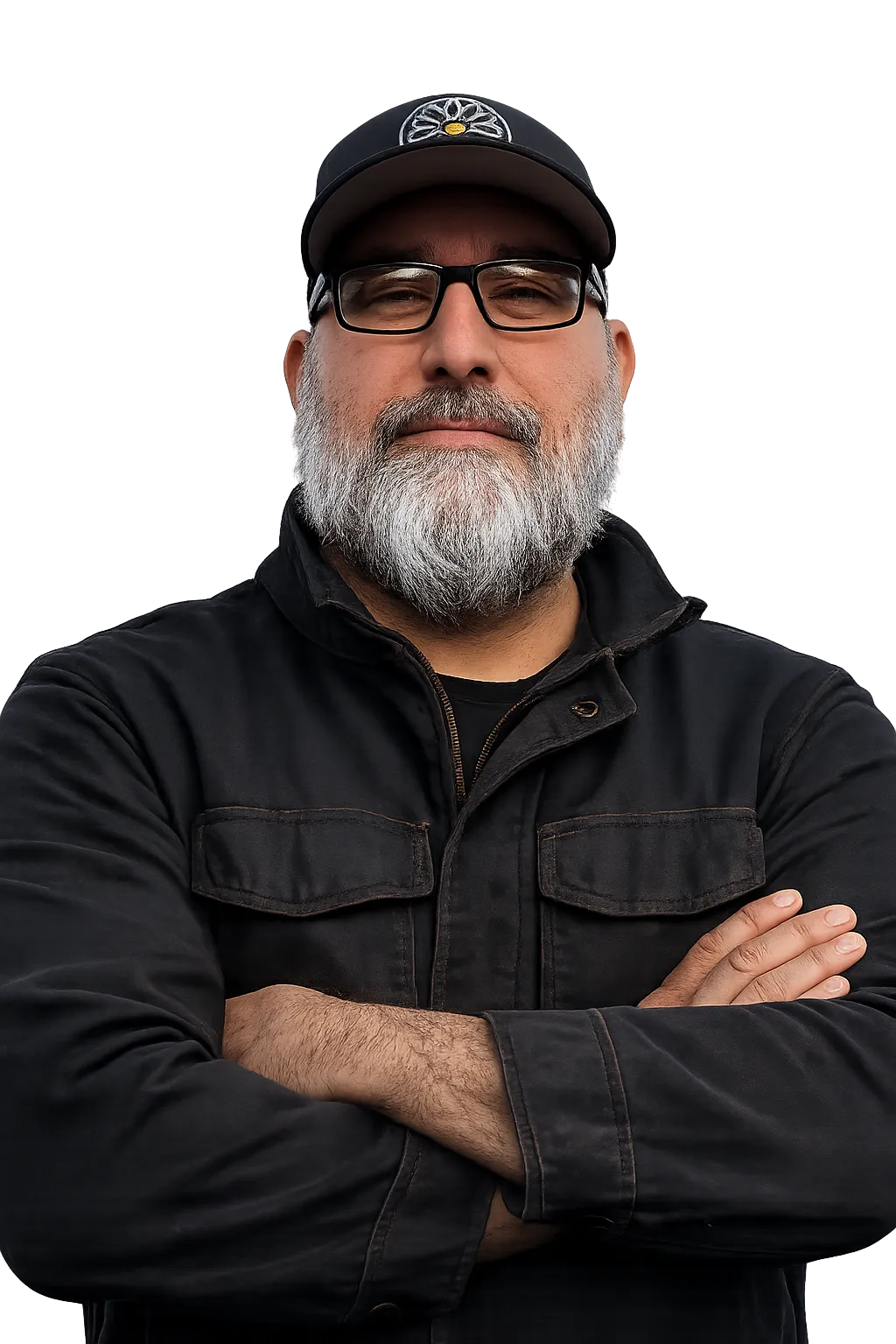 Professional tradesman ready for work