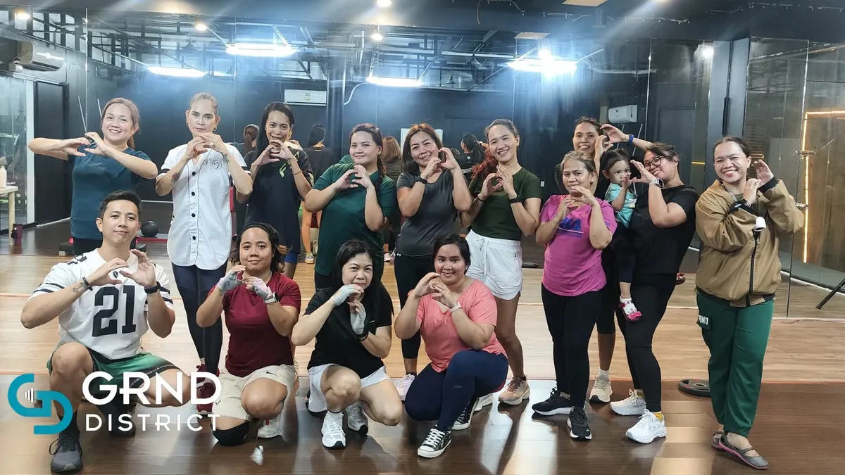 GRND District gym members after a Zumba class