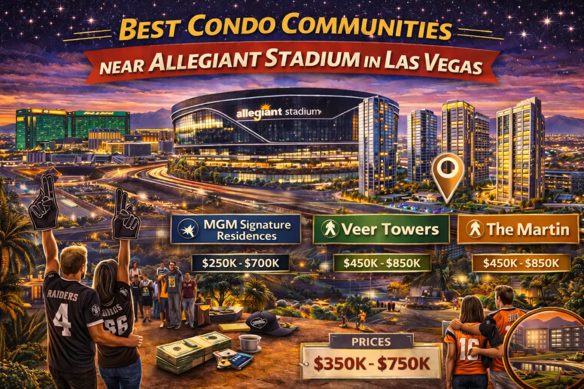 Best Condo Communities Near Allegiant Stadium | Las Vegas High-Rise Guide