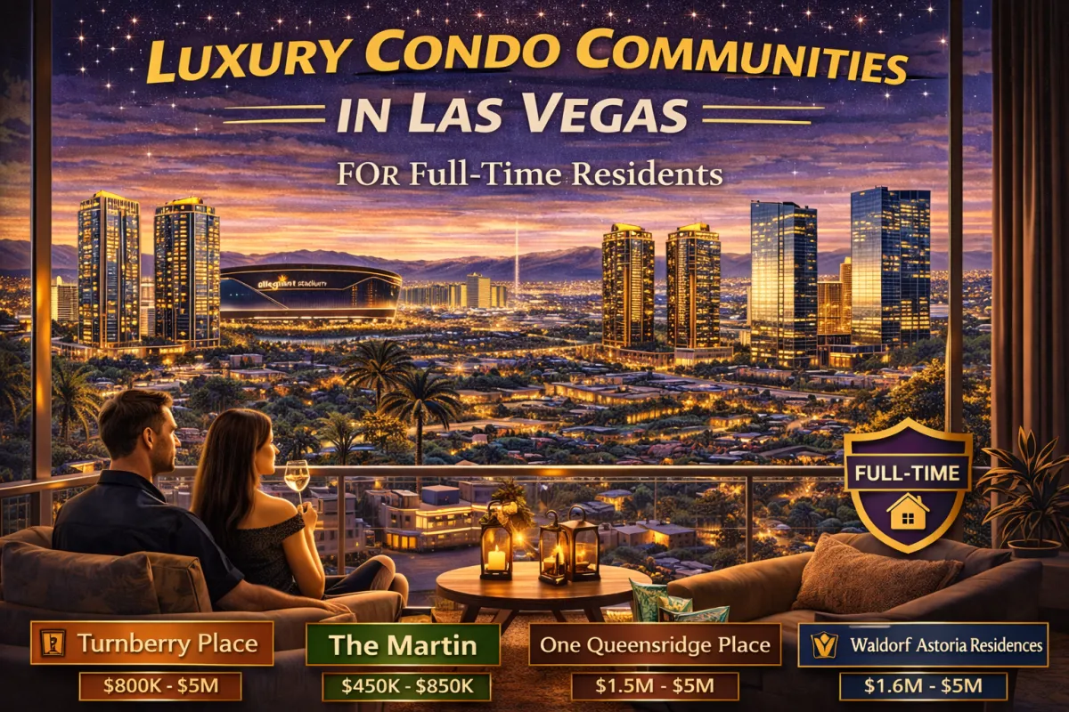 Luxury Condo Communities in Las Vegas for Full-Time Residents