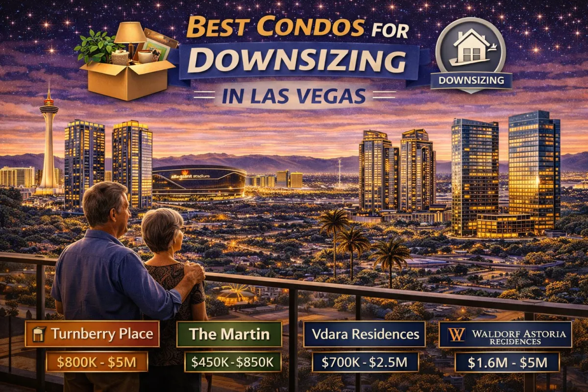 Best Condos for Downsizing in Las Vegas | Low-Maintenance Luxury Living