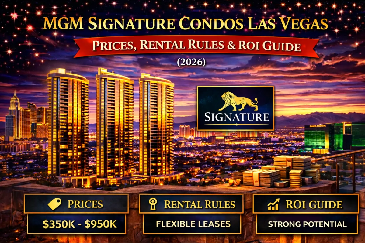 MGM Signature Condos Las Vegas: Prices, Rental Rules & ROI Guide (2026)