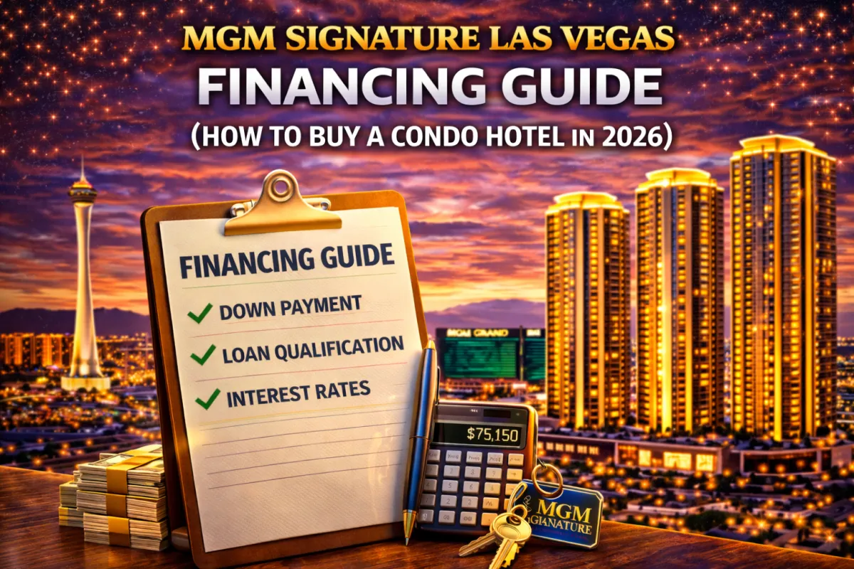 MGM Signature Las Vegas Financing Guide (How to Buy a Condo Hotel in 2026)