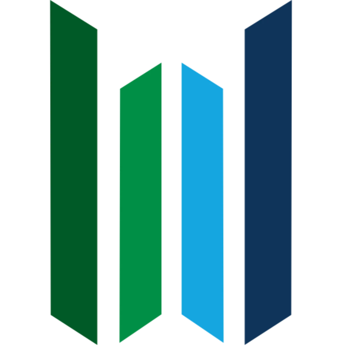 4 vertical lines depicting 4 pillars of health 