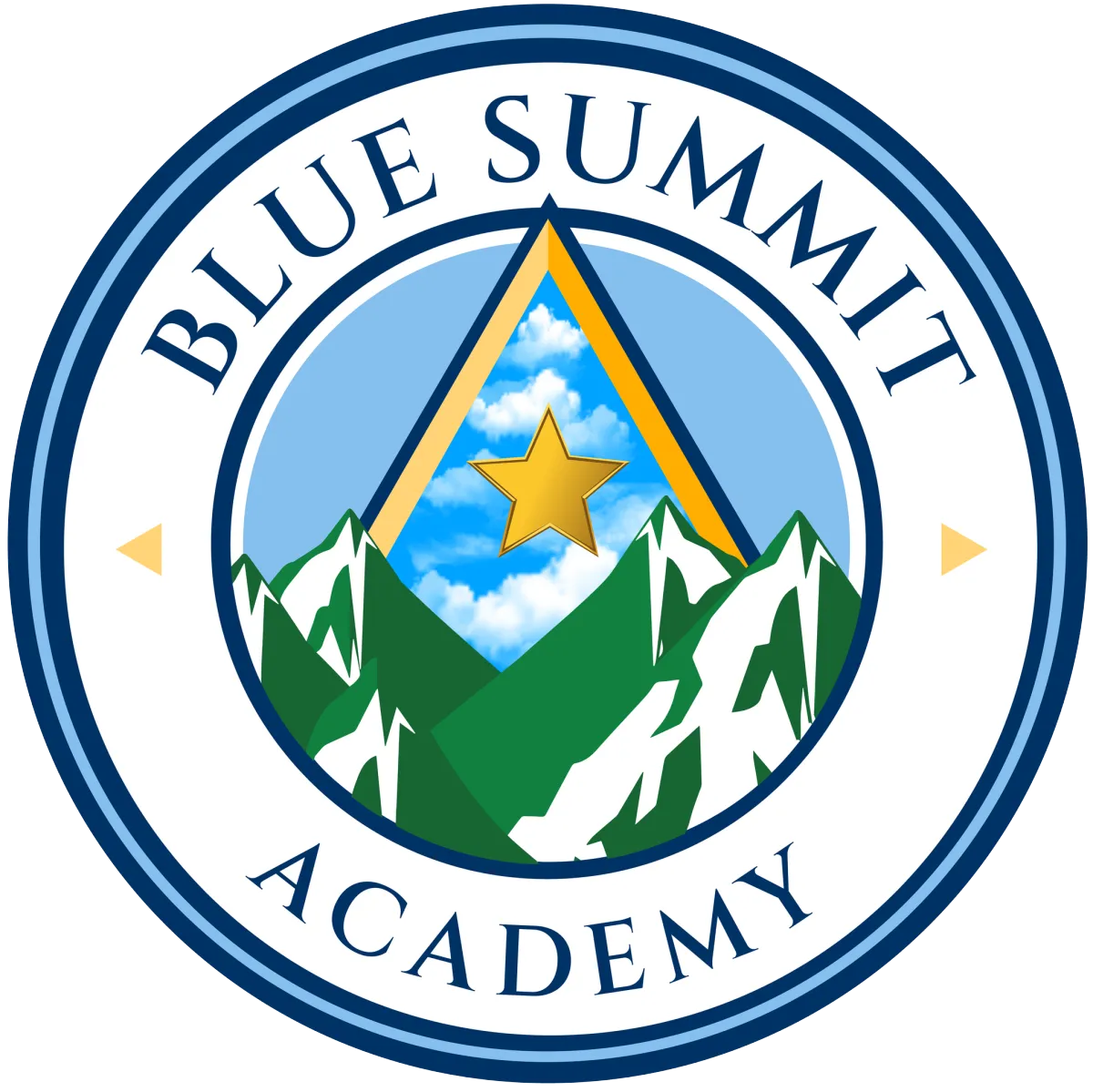 the blue summit academy logo