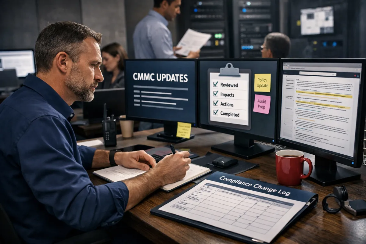 How Contractors Should Monitor CMMC Updates
