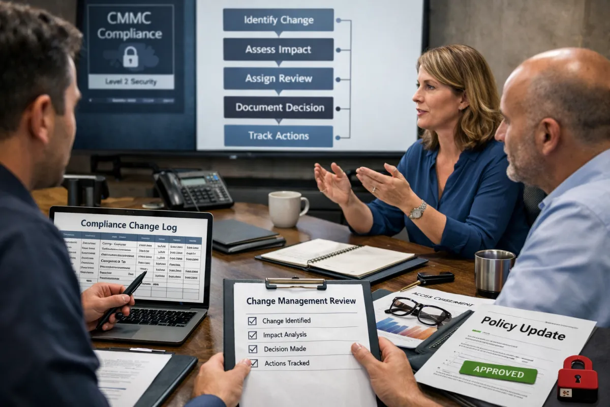 Building a Change Management Process for CMMC Compliance