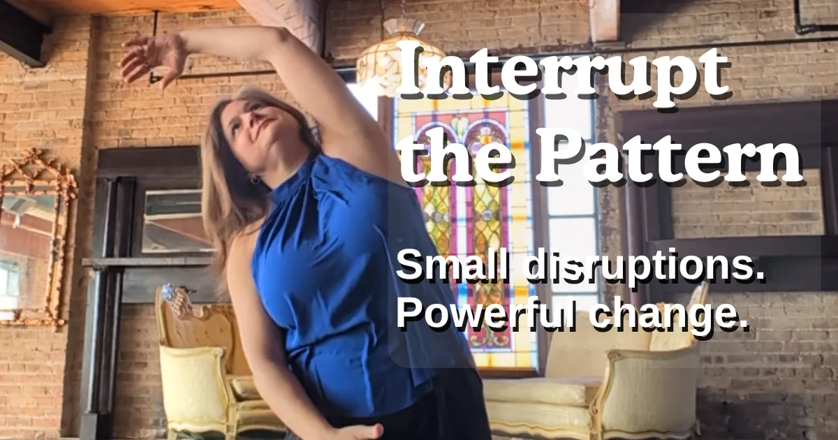 The DISRUPT Stillness Method: Why 3-Minute Movement Interruptions Change Everything