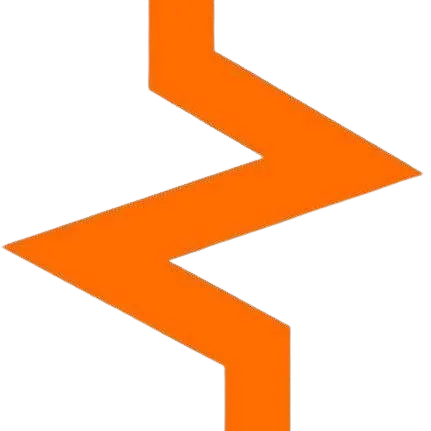 Zed Electrical Ltd logo – bold orange zigzag design representing power and energy