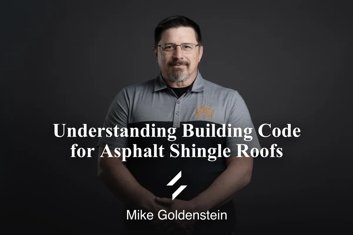 Understanding Building Code for Asphalt Shingle Roofs by Mike Goldenstein video thumbnail