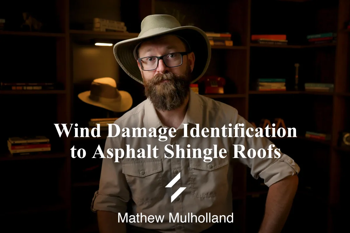 Wind Damage Identification to Asphalt Shingle Roofs by Mathew Mulholland video thumbnail