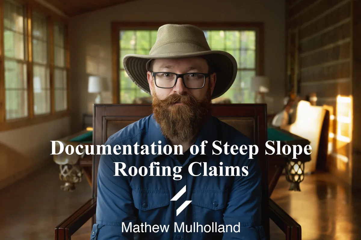 Documentation of Steep Slope Roofing Claims by Mathew Mulholland video course thumbnail