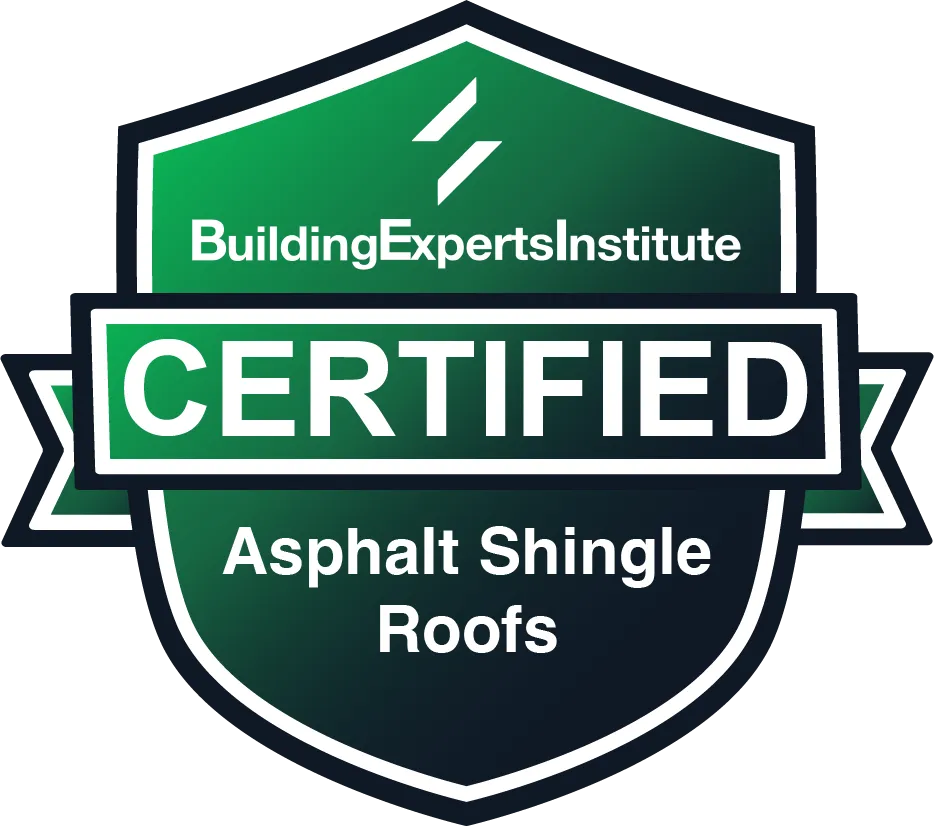 Certified Asphalt Shingle Roofs – Building Experts Institute