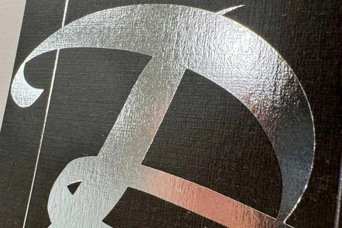 sample of metallic finish