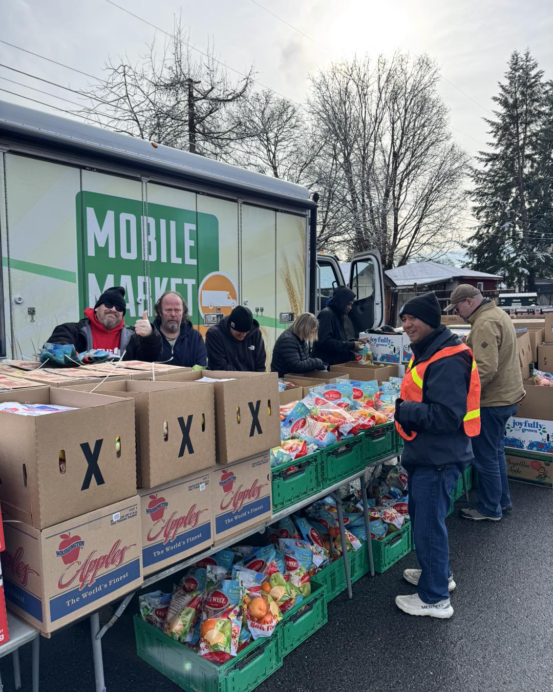Volunteers and guests at St. Vincent de Paul North Idaho