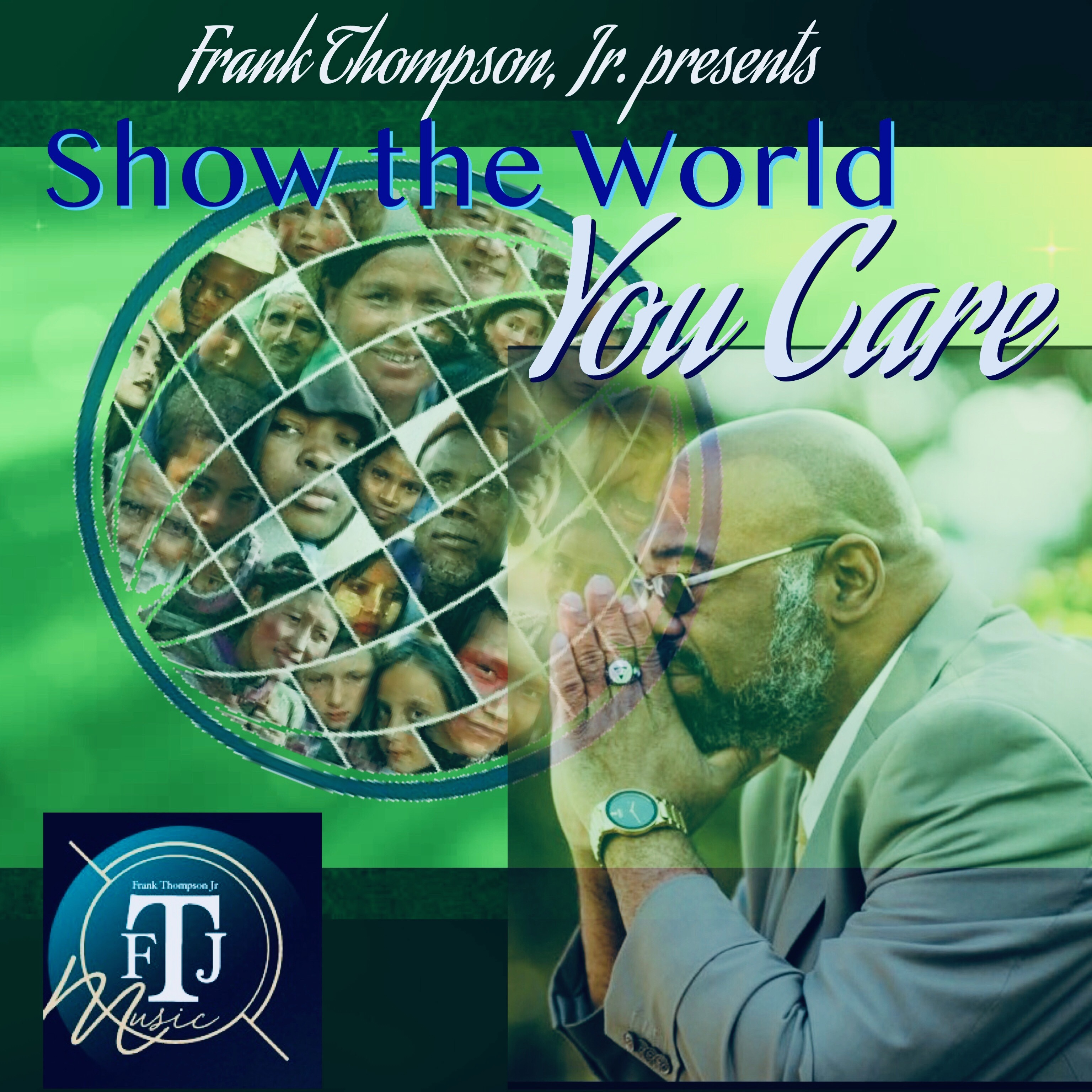 Frank Thompson Jr. - Black and white portrait with subtle gold highlight