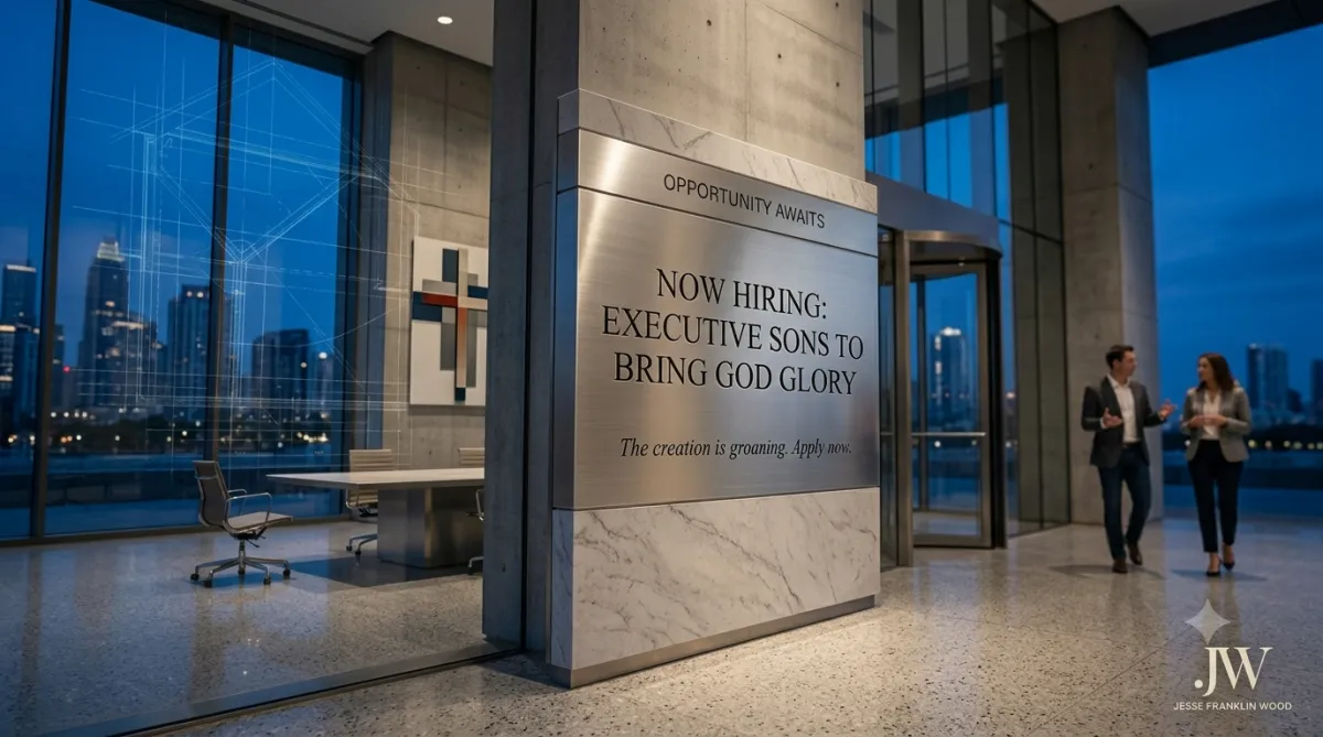 Now Hiring: Executive Sons to Bring God Glory Blog Post