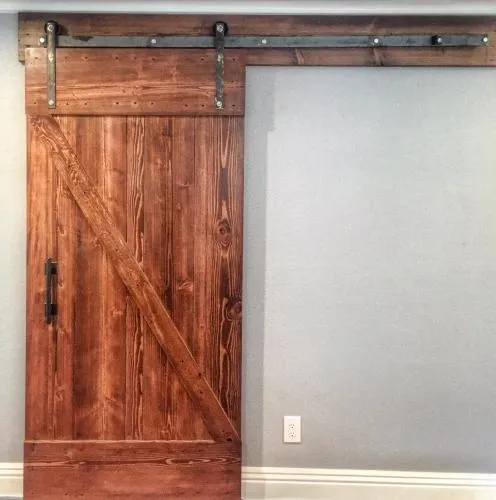 Paneled Barn Door in Sacramento