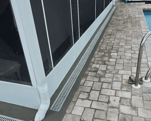 Largo Channel Drain Installation