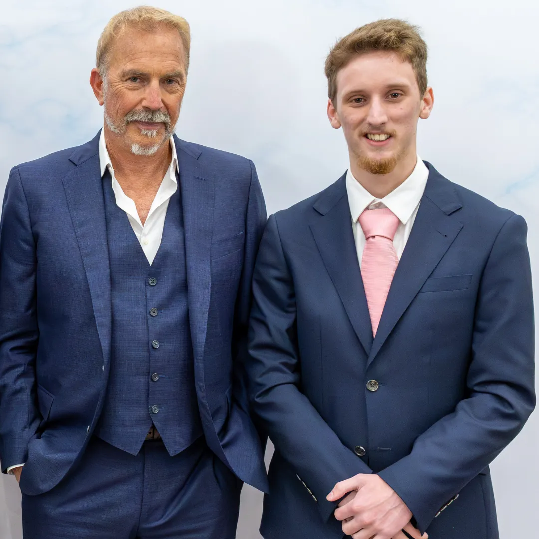 David Ryan with Kevin Costner