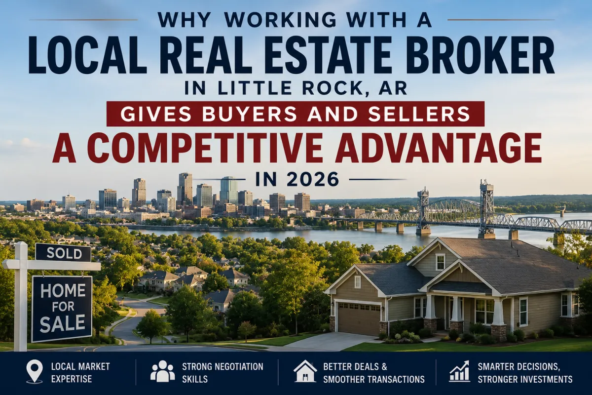 Experienced Real Estate Broker in Little Rock, AR helping buyers and sellers navigate the Central Arkansas market in Little Rock, Benton, Bryant, Maumelle, Sherwood, and North Little Rock.