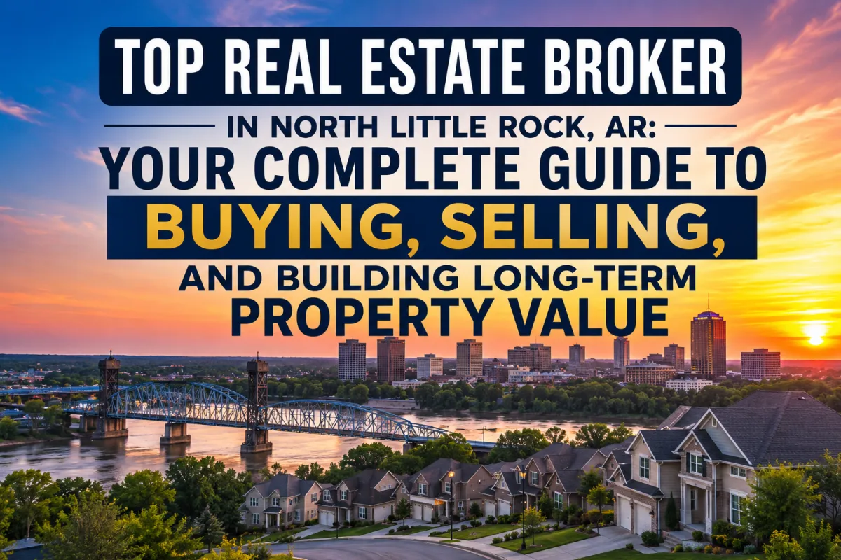 Top Real Estate Broker in North Little Rock, AR providing expert guidance for buying, selling, and investing in Central Arkansas real estate.