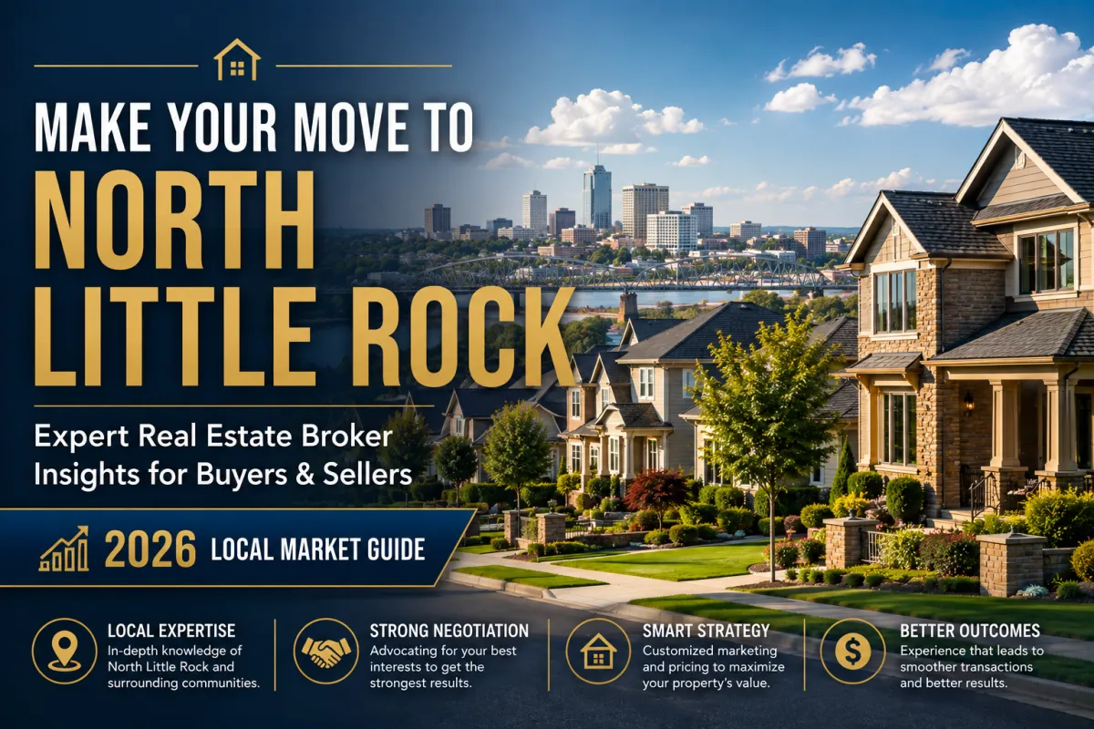 Beautiful home in North Little Rock, Arkansas with expert real estate broker guidance for buyers and sellers