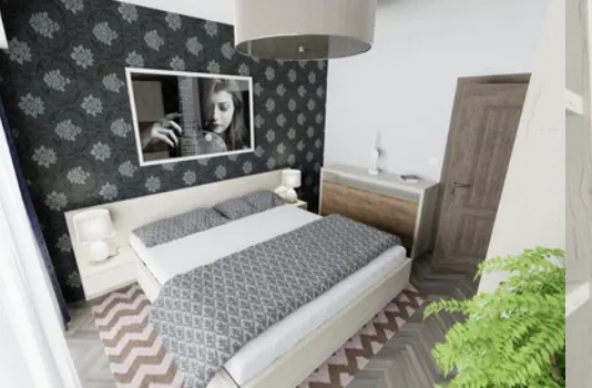 Ubytovňa alebo apartmánový dom s nábytkom na mieru