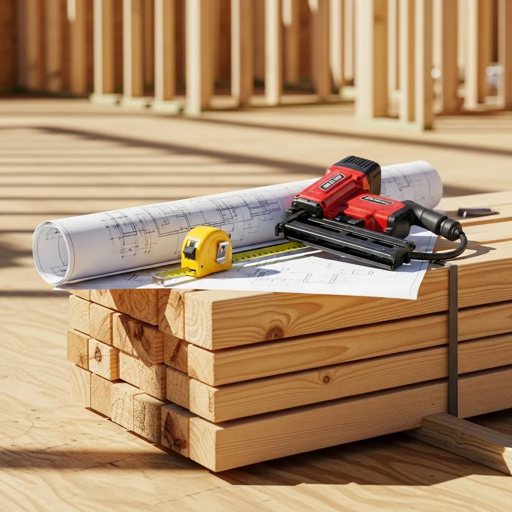 Construction contractor reviewing job costing dashboard with real-time material pricing and profitability metrics