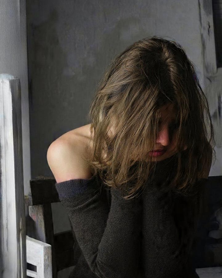 stressed woman